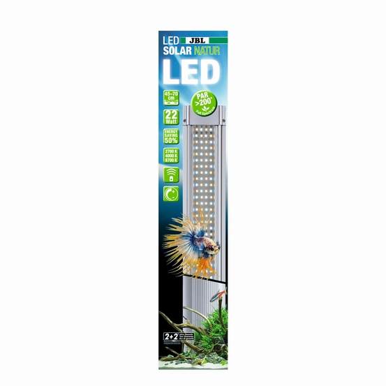 Rampe d'éclairage Led pour aquarium, Solar Natur 22W 438 mm