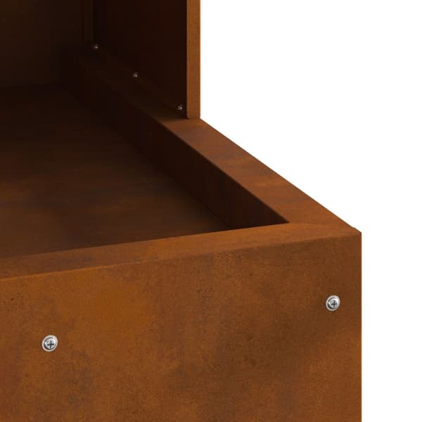 vidaXL Peis 50x50x100 cm Værbestandig Stål