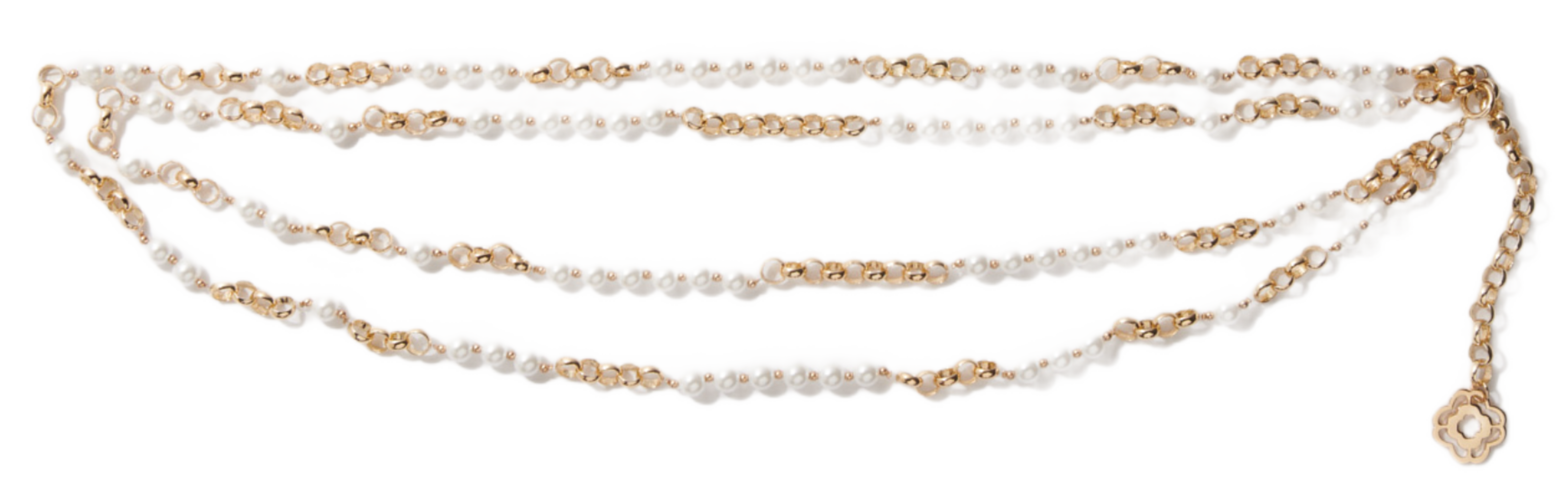 Ceinture à perles | Doré