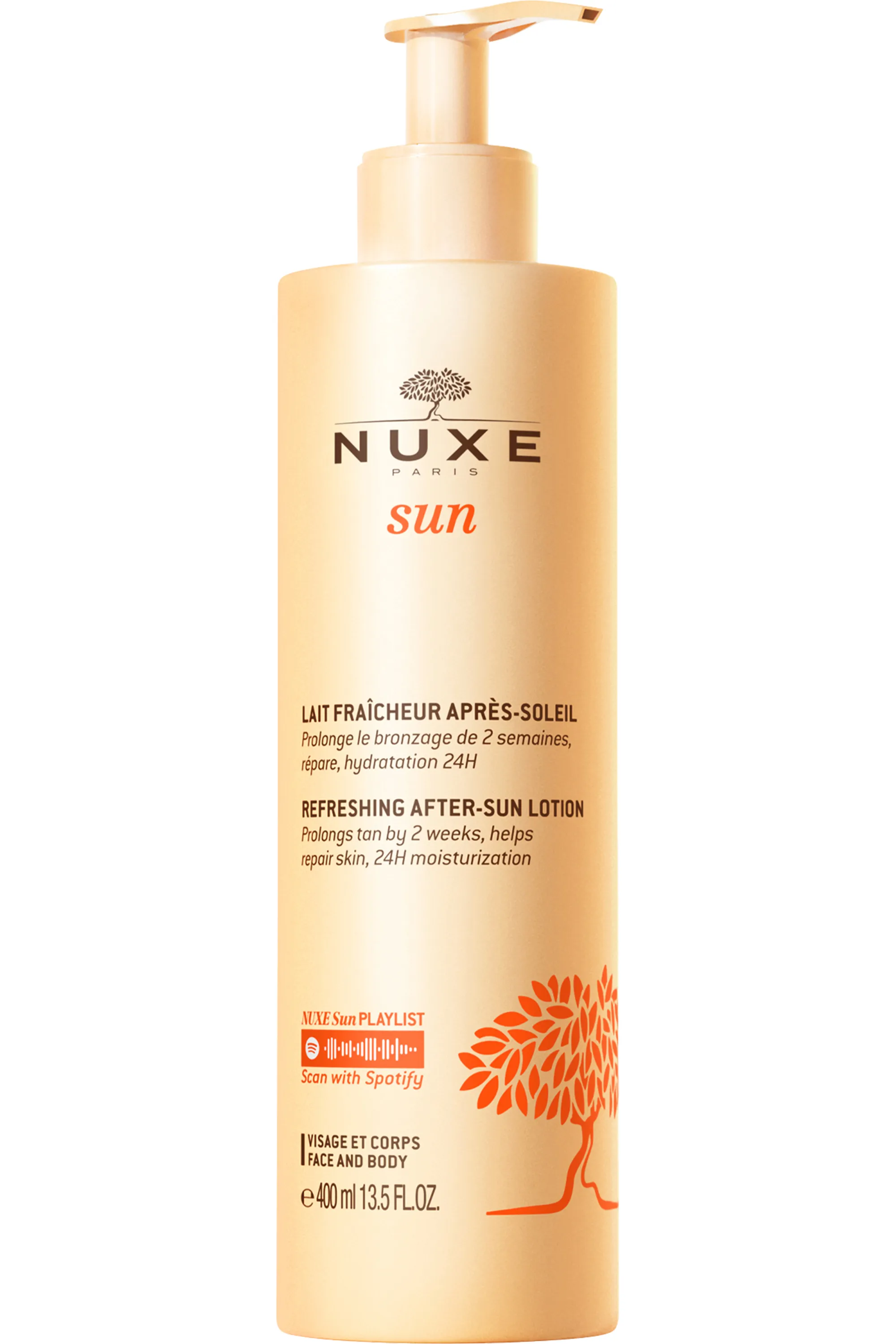 Nuxe Lait fraîcheur après-soleil visage et corps Nuxe Sun-200 ml