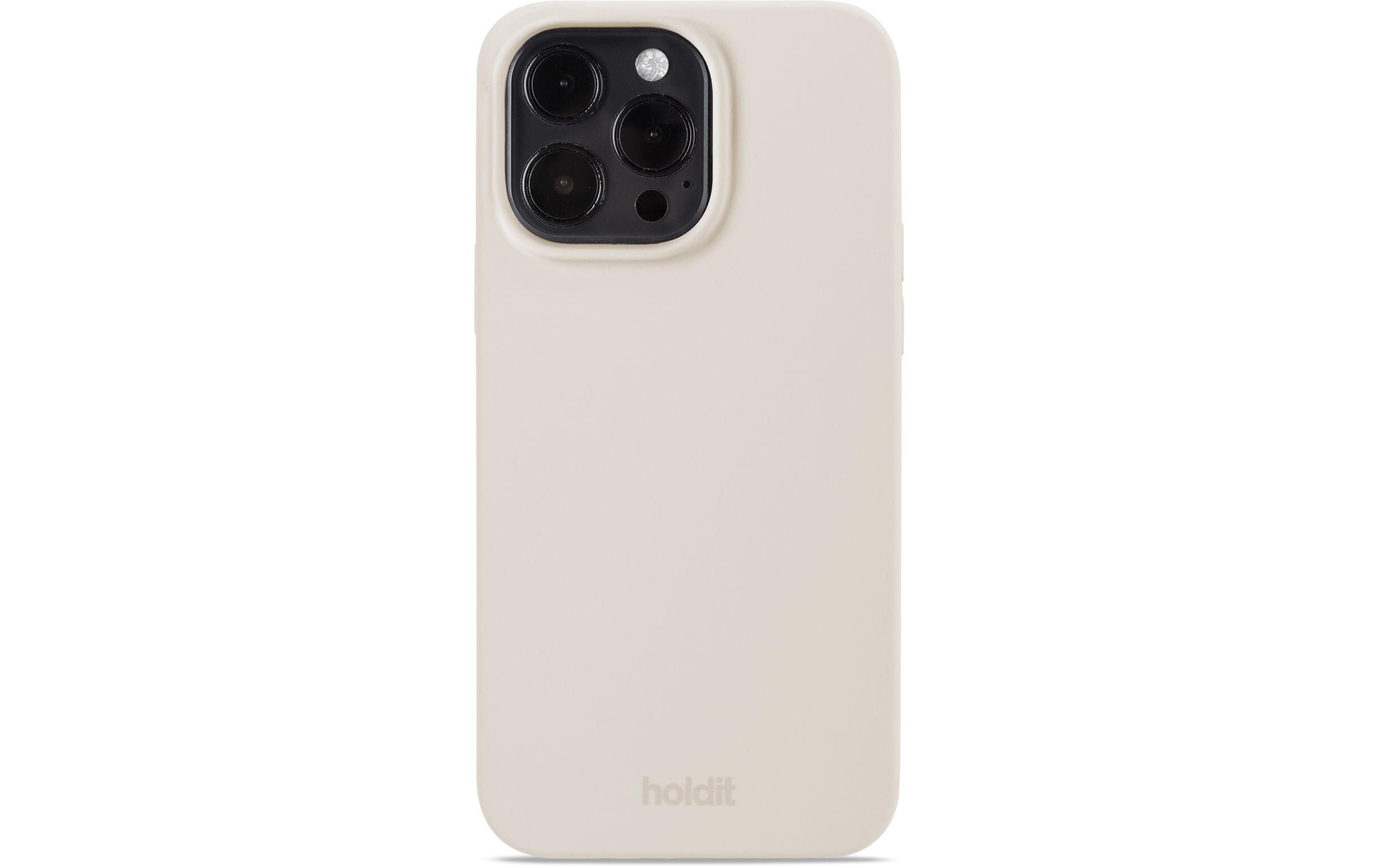 Back Cover Silicone iPhone 15 Pro Max BeigeModerne Handyhülle aus ultradünnem und griffigem Silikon für das Apple iPhone 15 Pro Max