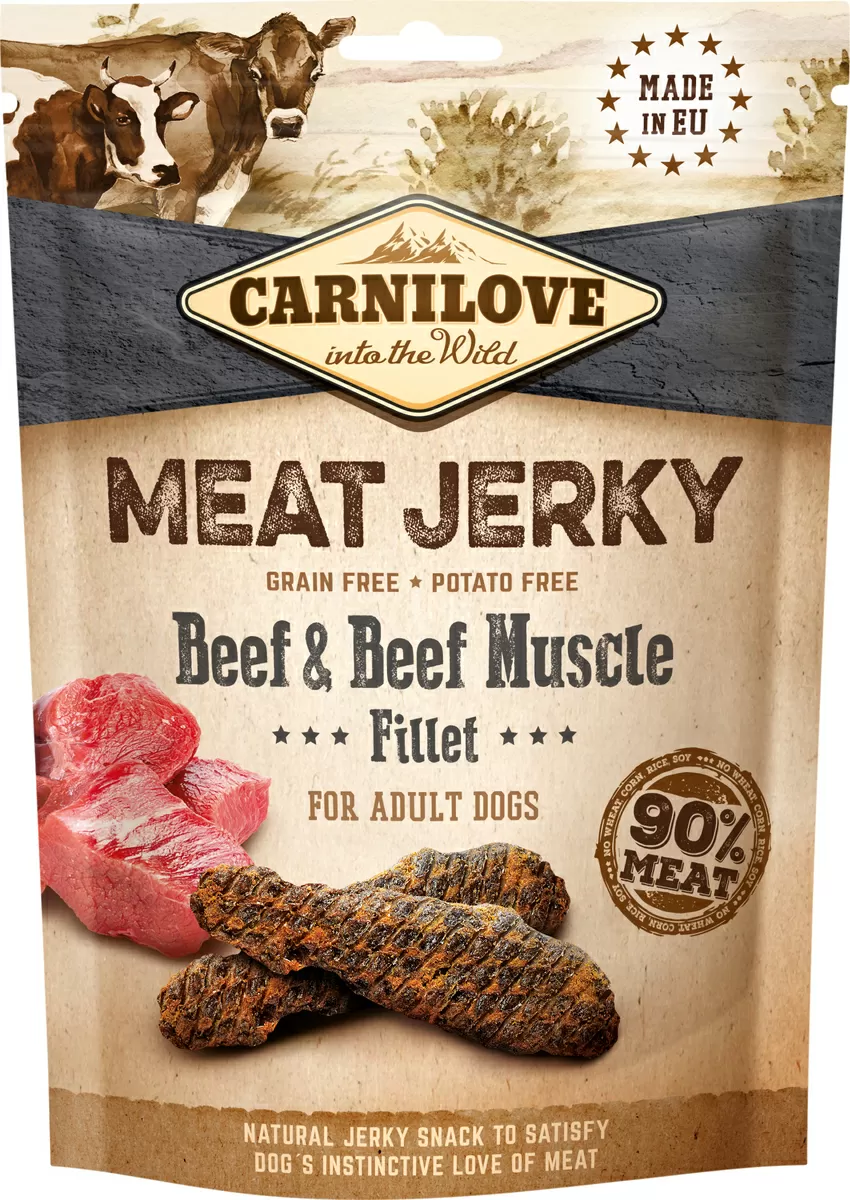 Carnilove Jerky Beef & Beef Muscle Fillet - 100 g