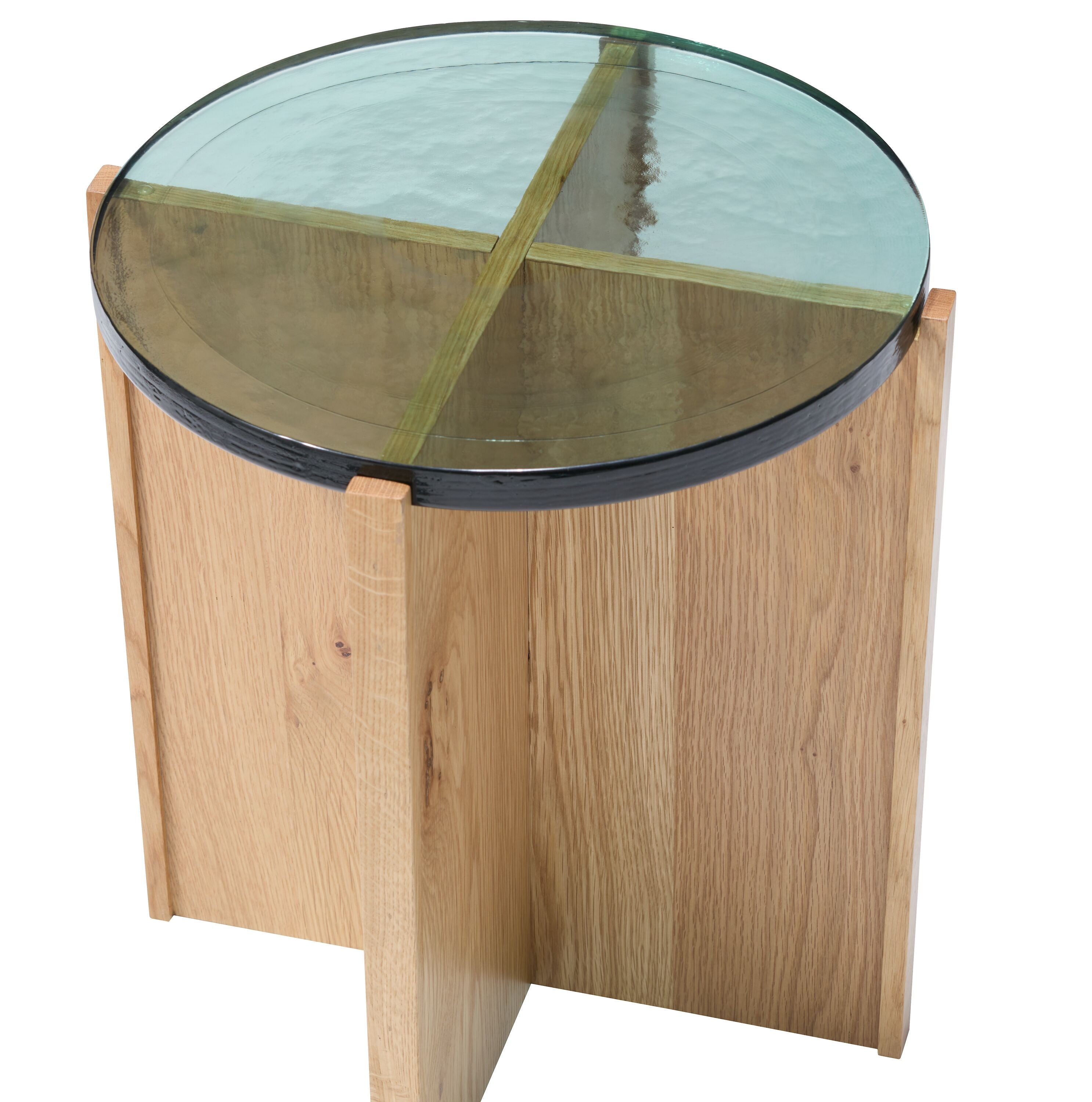 AMARA Beistelltisch - Grün / B: 40.5 cm x T: 40.5 cm x H: 44.5 cm