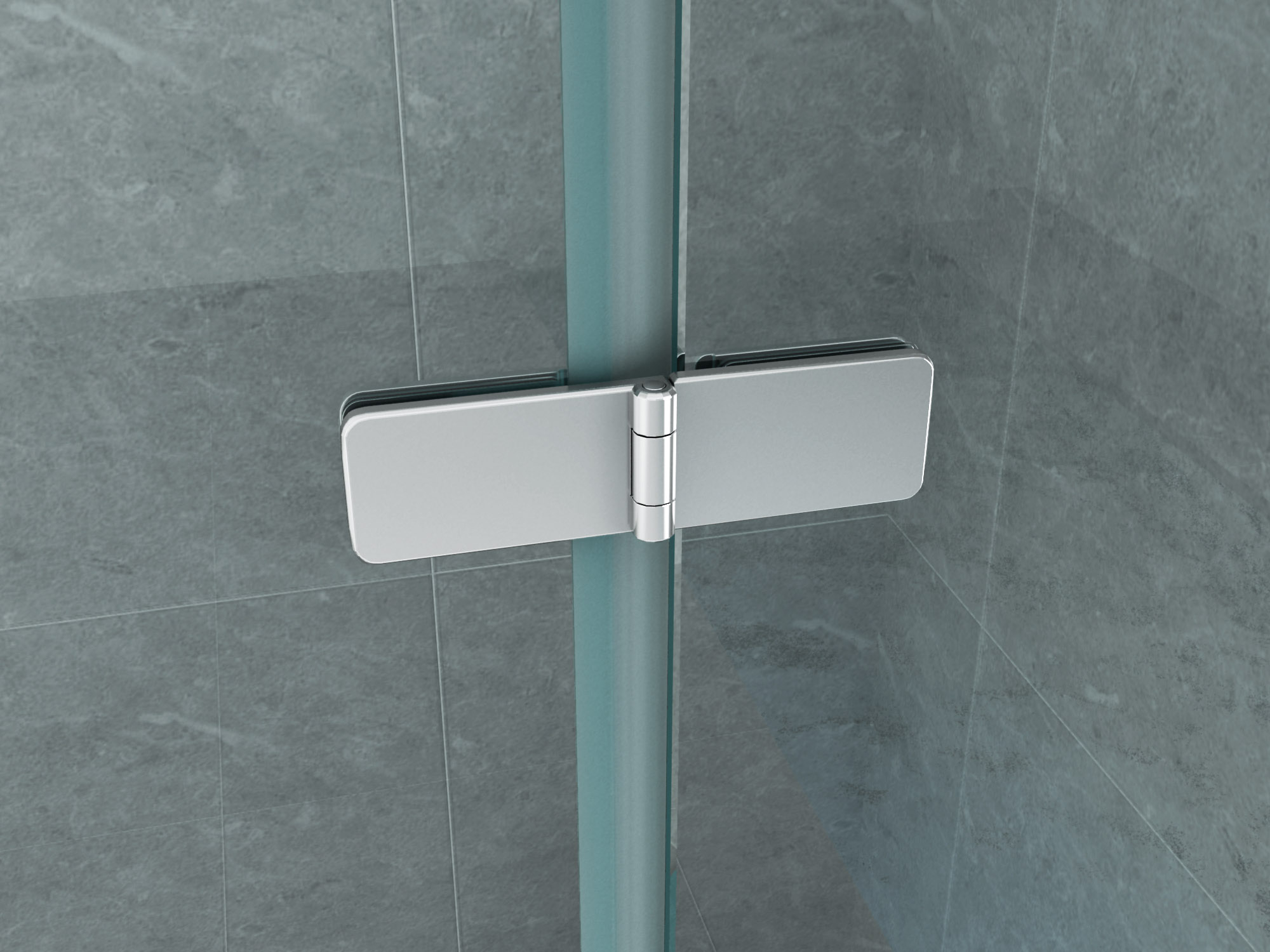 SaniGoods Costa 3-delige badwand 130x140cm chroom