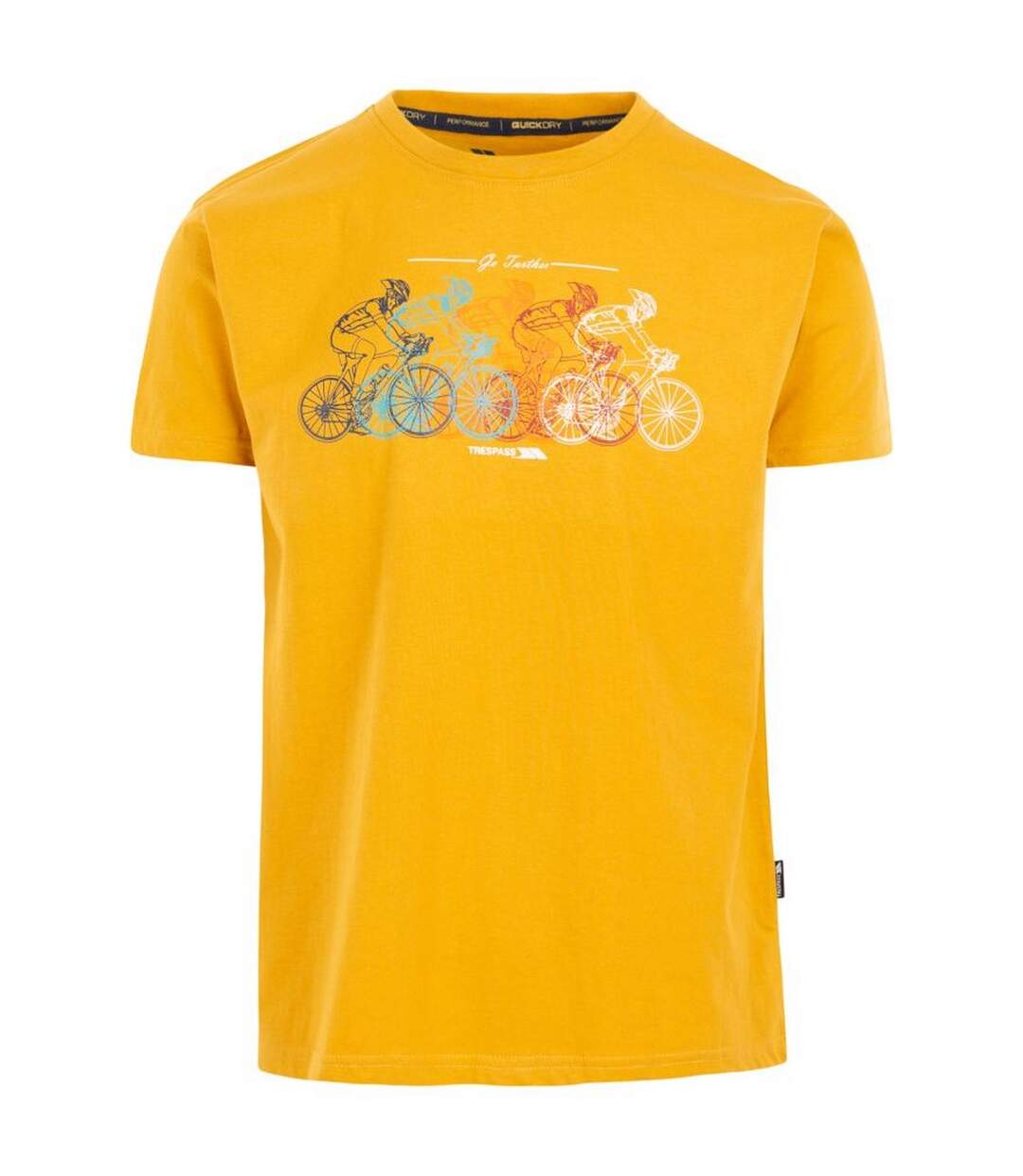 Trespass - T-shirt APACHE - Homme (Jaune foncé) - UTTP5838
