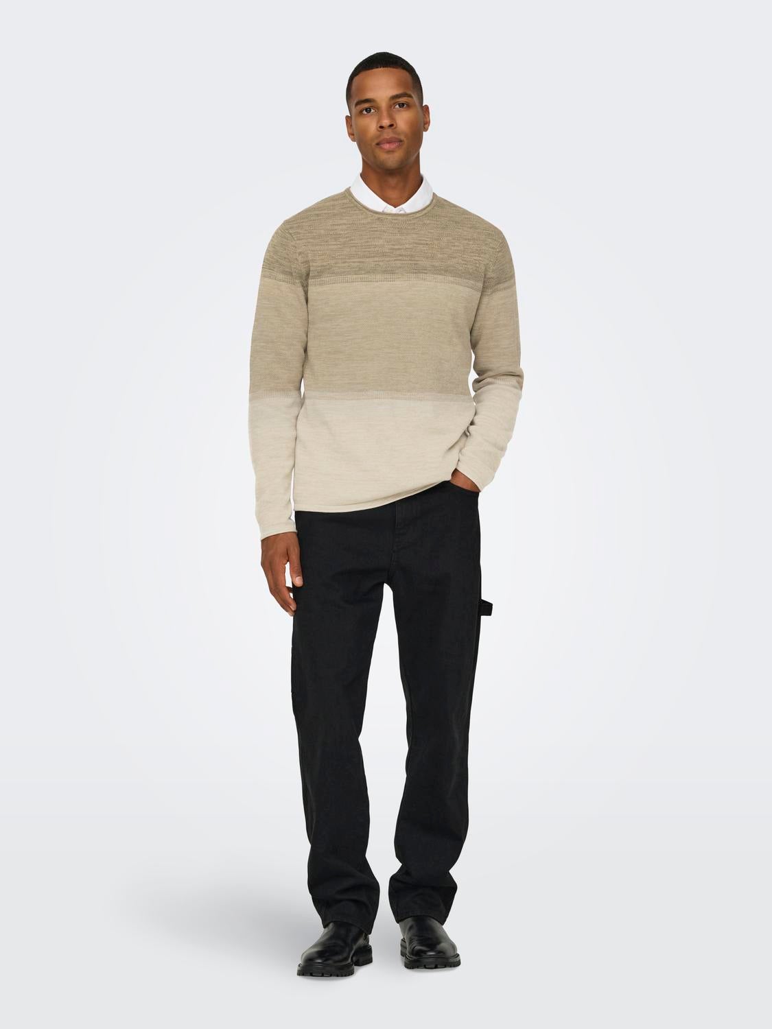 ONSFELIX Pullover Silver Lining