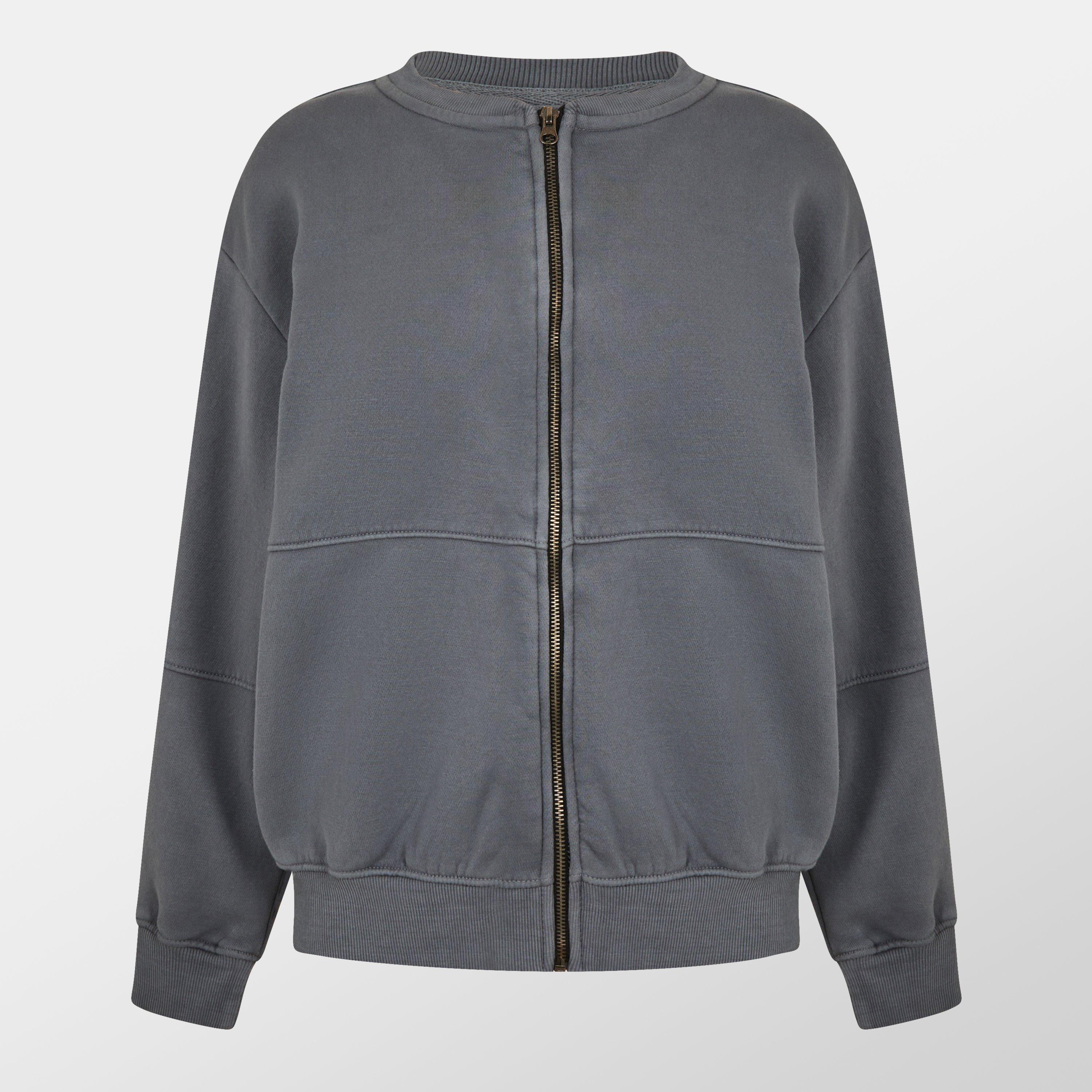 Missy Empire ME Bomber Jacket Sweatshirt Womens