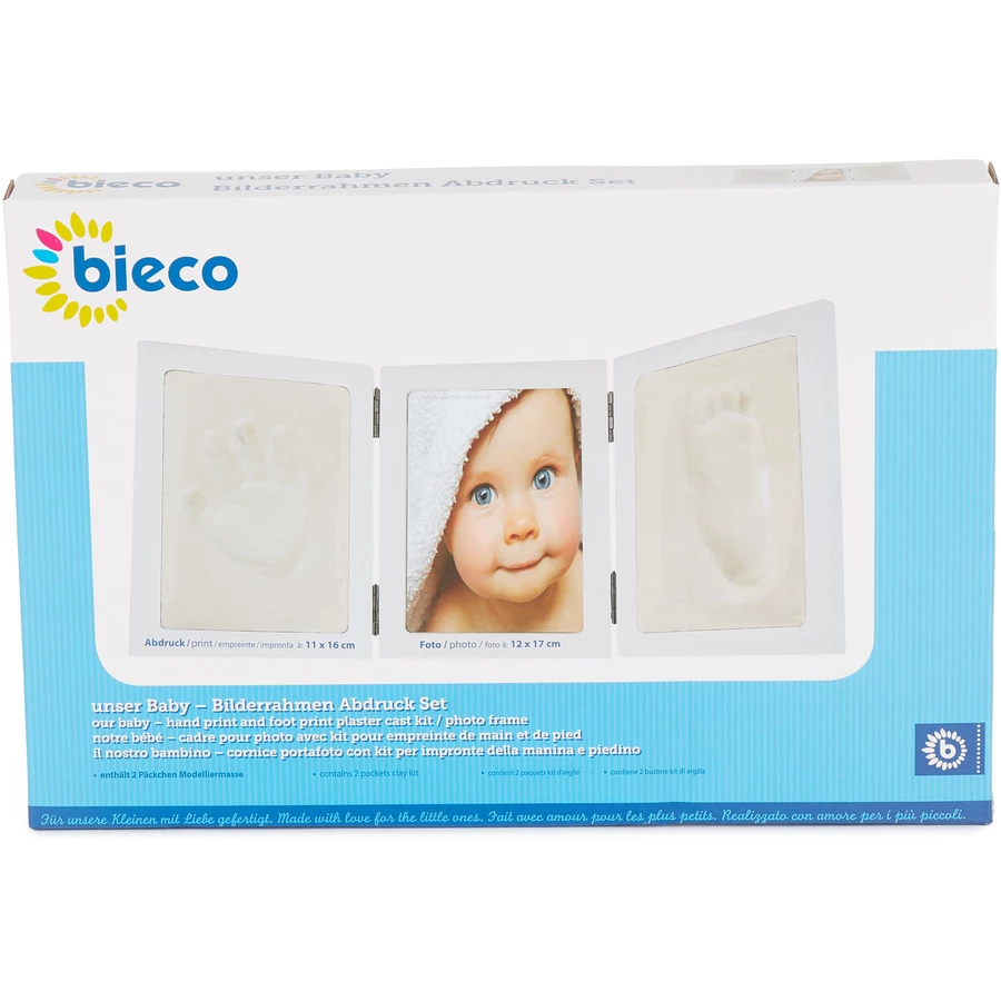 bieco Komplett Set Abdruck und Bilderrahmen