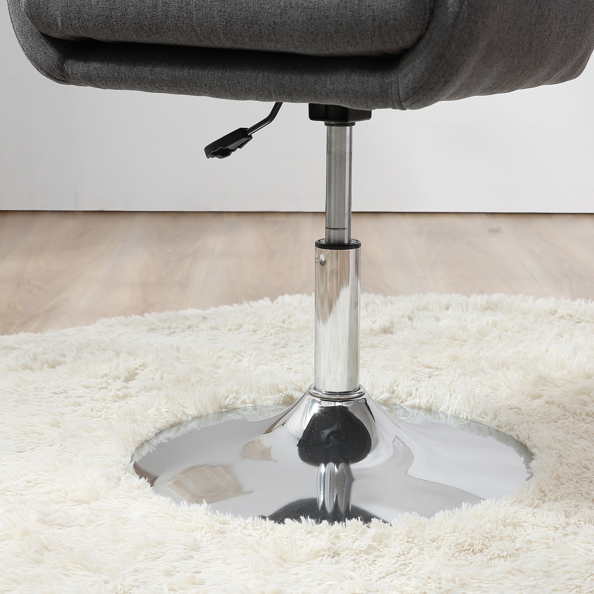 HOMCOM Bürostuhl im schlichten Design 57 x 57 x (77,5-87) cm (BxTxH)