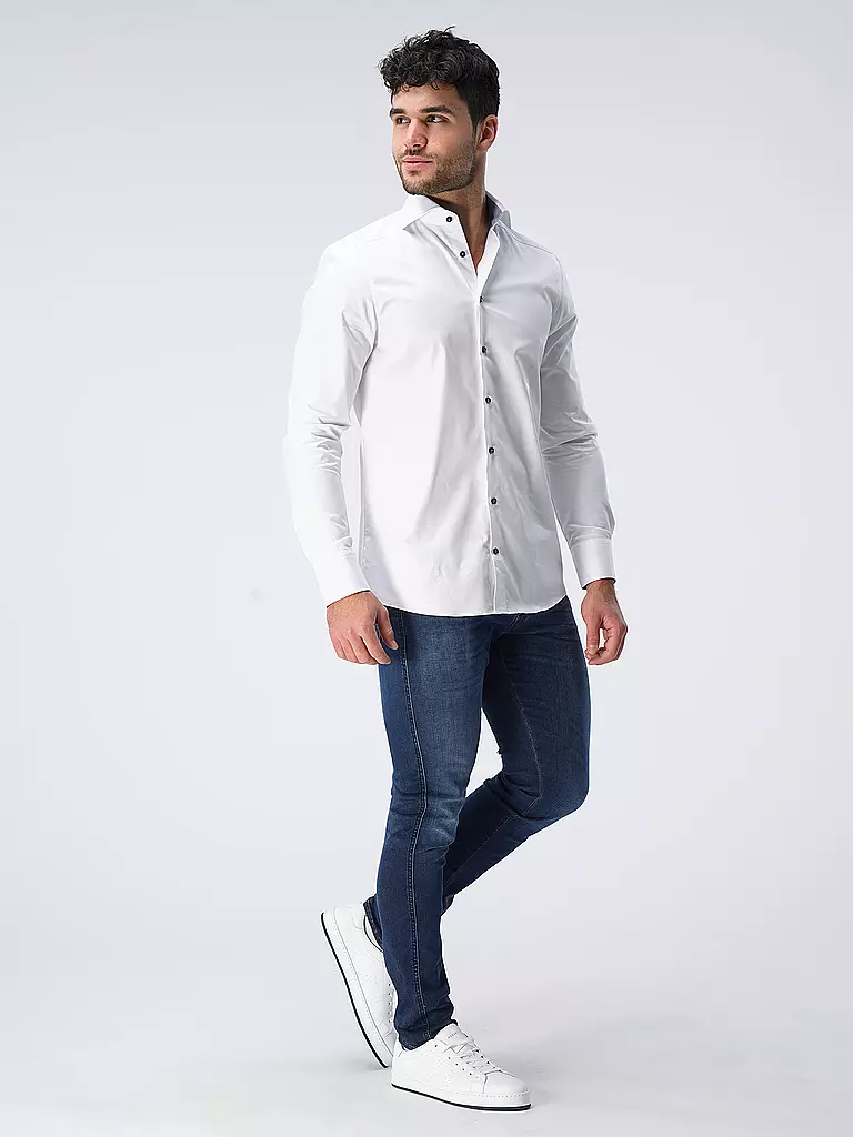 STENSTRÖMS Hemd Slim Fit weiss