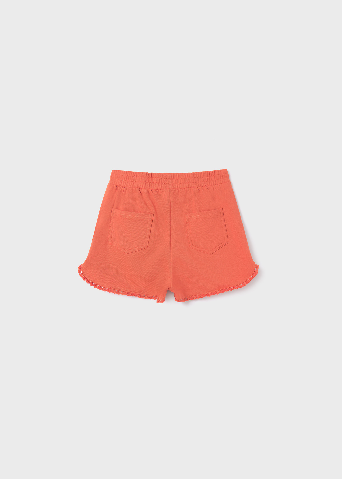 Shorts de lã Better Cotton para meninas, cor canela.
