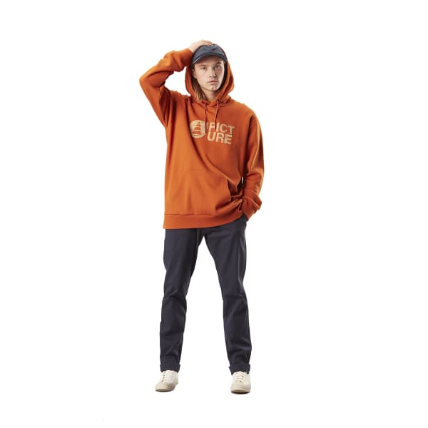 Sweatshirt PICTURE BASEMENT CORK HOODIE RED CLAY