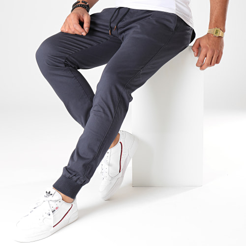 Jogger Pant Reflex Rib Bleu Marine