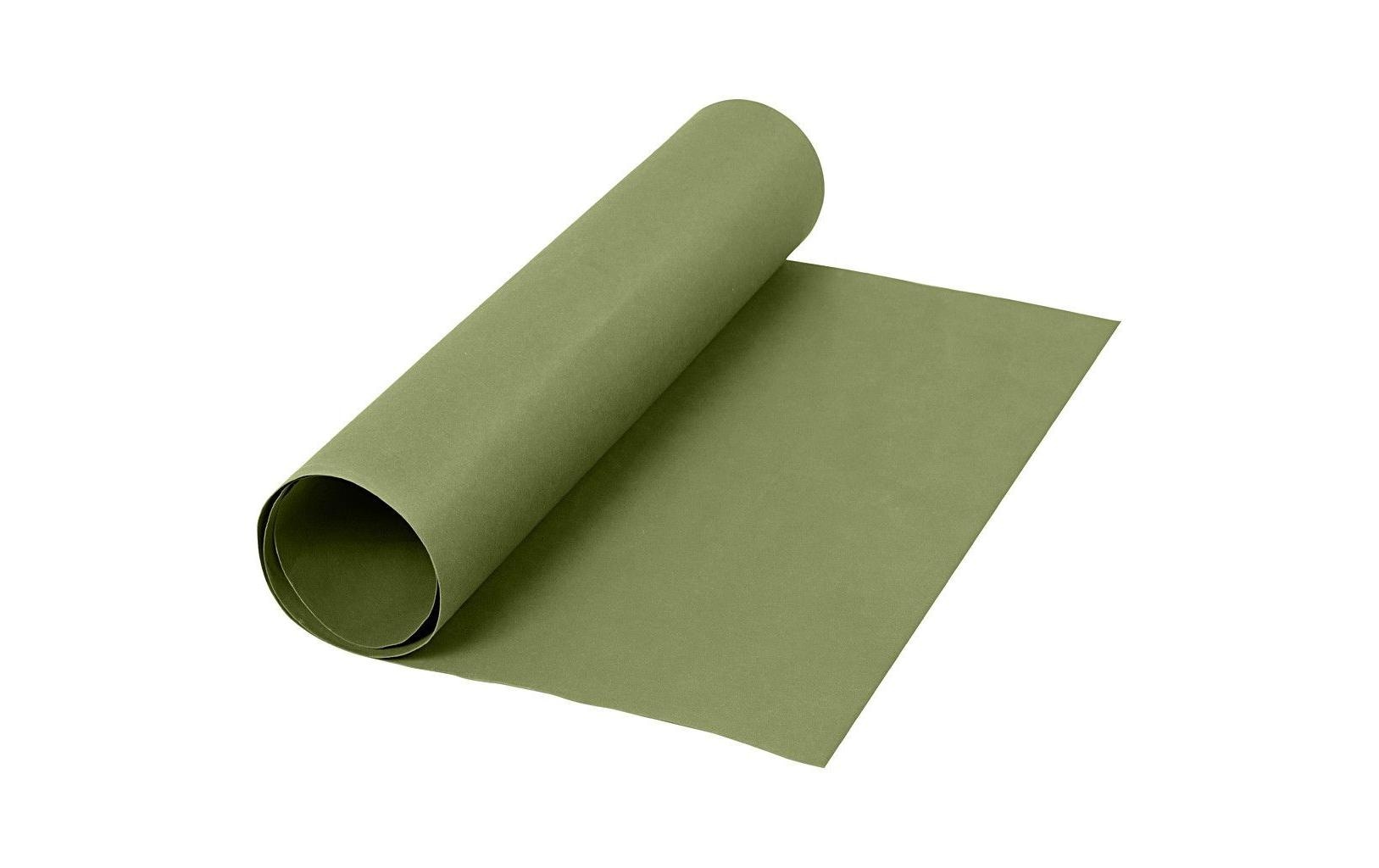 Lederpapier Rolle, 350 g, 1 Stück, GrünRobustes Kunstlederpapier
