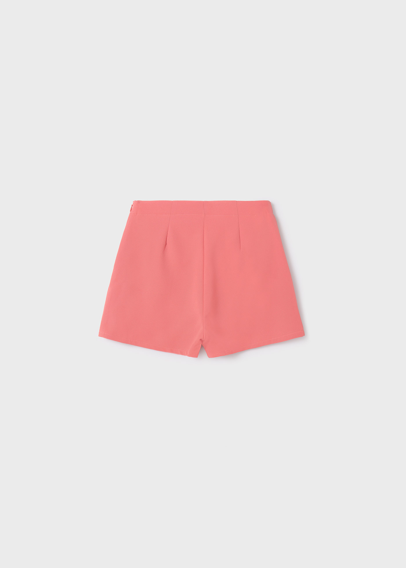 Saia-calça com laço, cor creme para menina