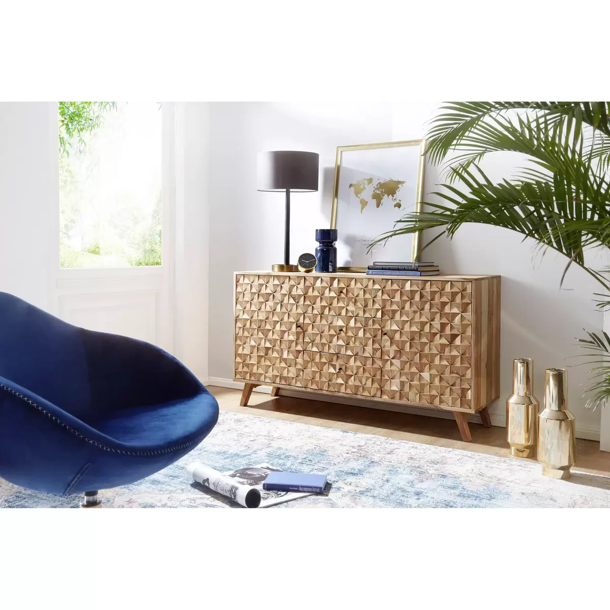 Sideboard Cascais Braun