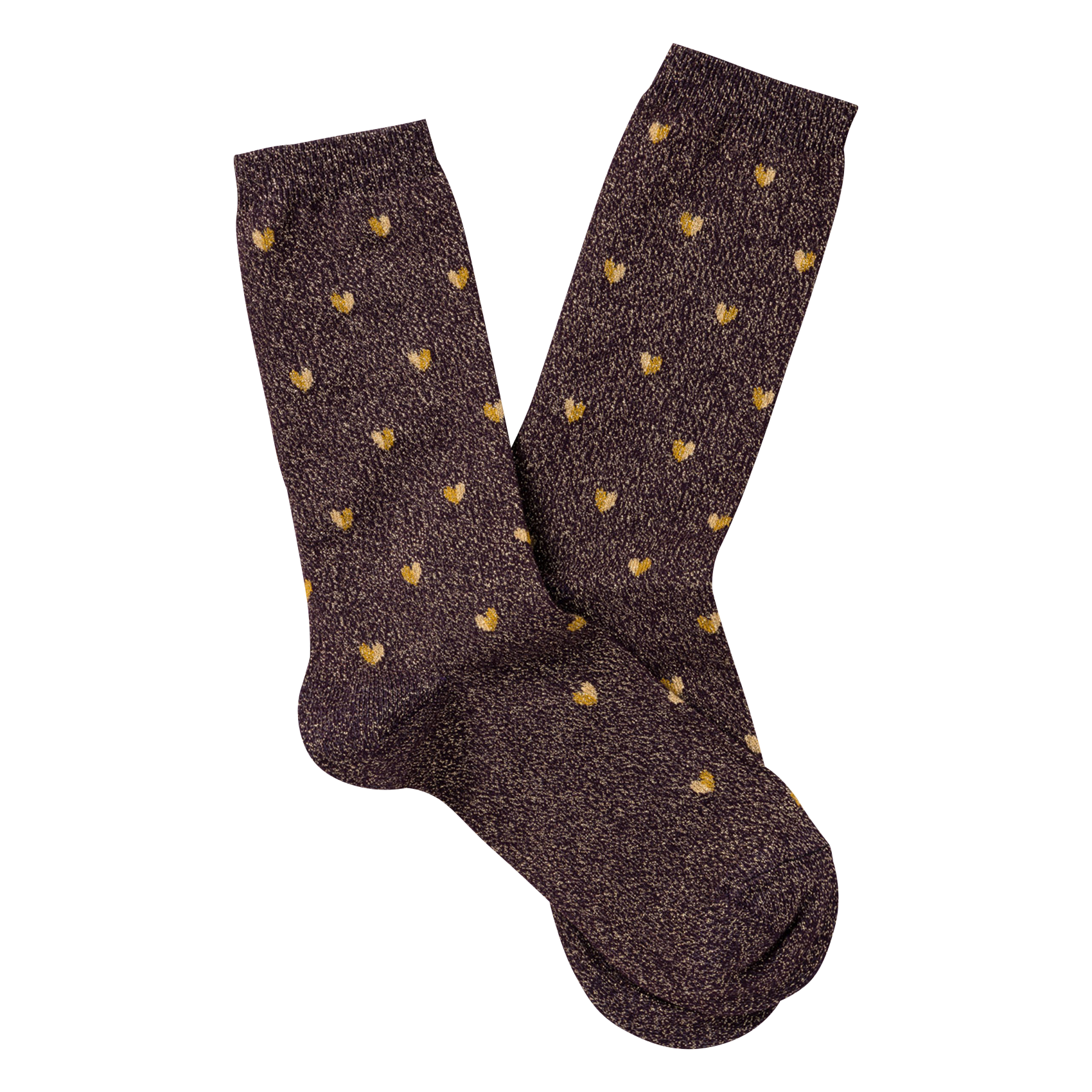 LOVE - Chaussettes imprimées en coton mélangé | Violet