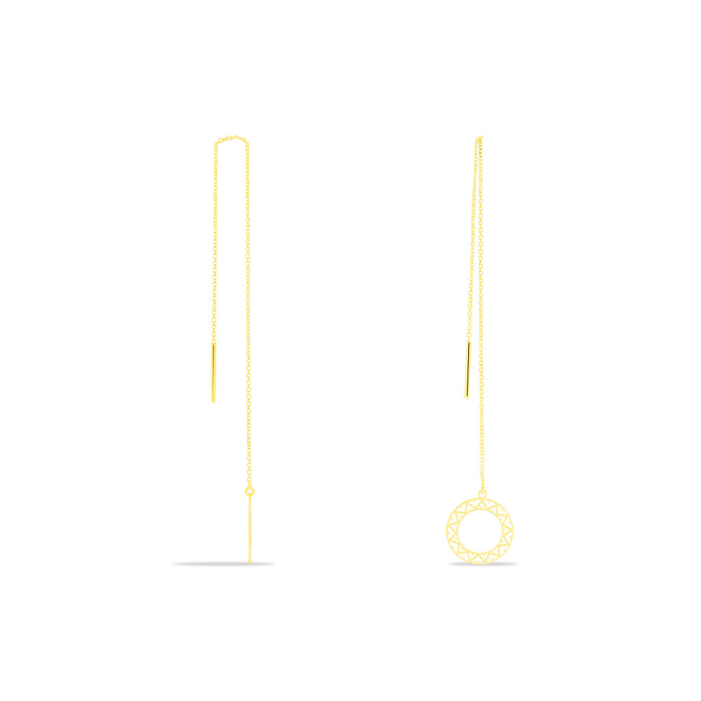 Boucles D'oreilles Pendantes Florent Or Jaune
