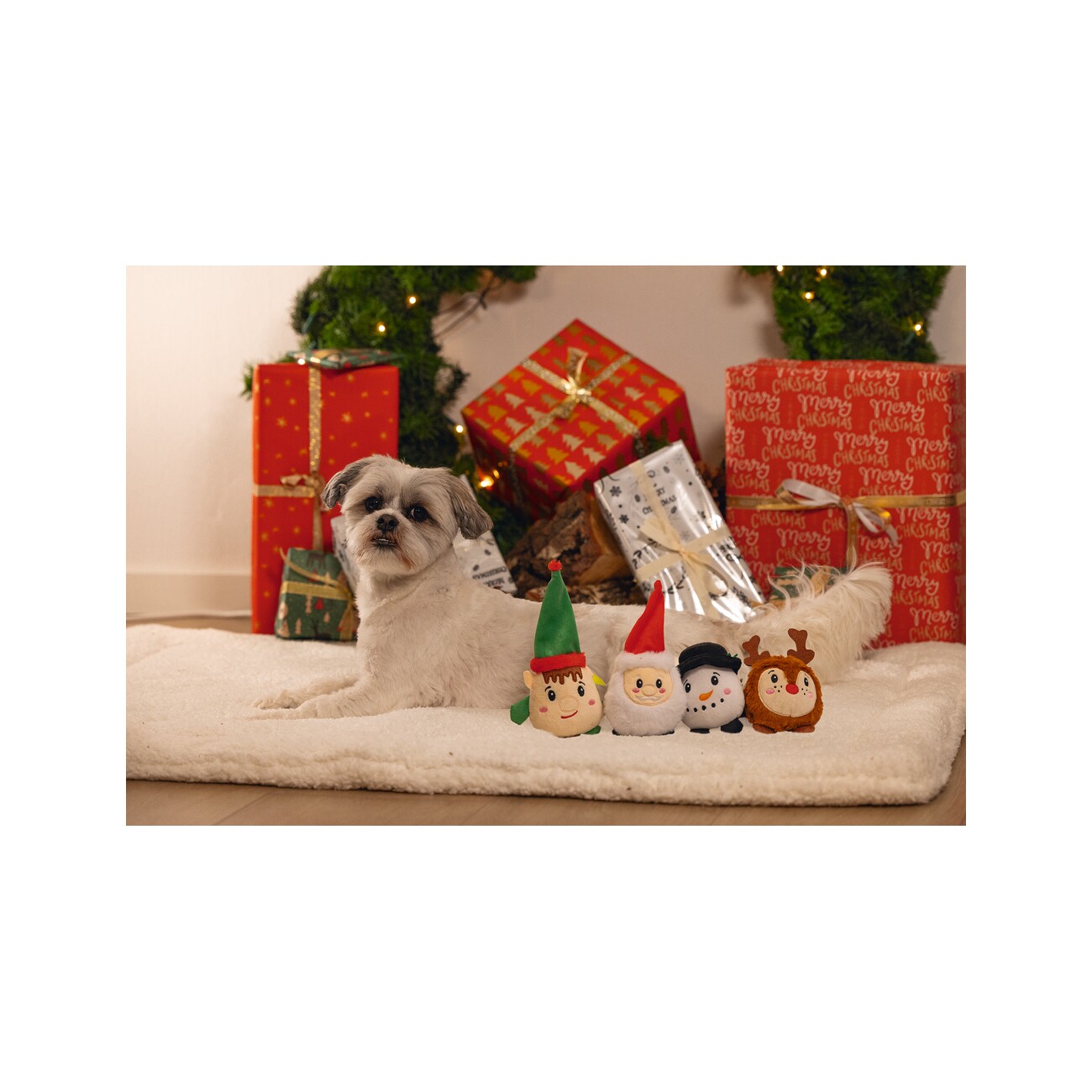 Beeztees Hundespielzeug Plüsch Weihnachtsfiguren