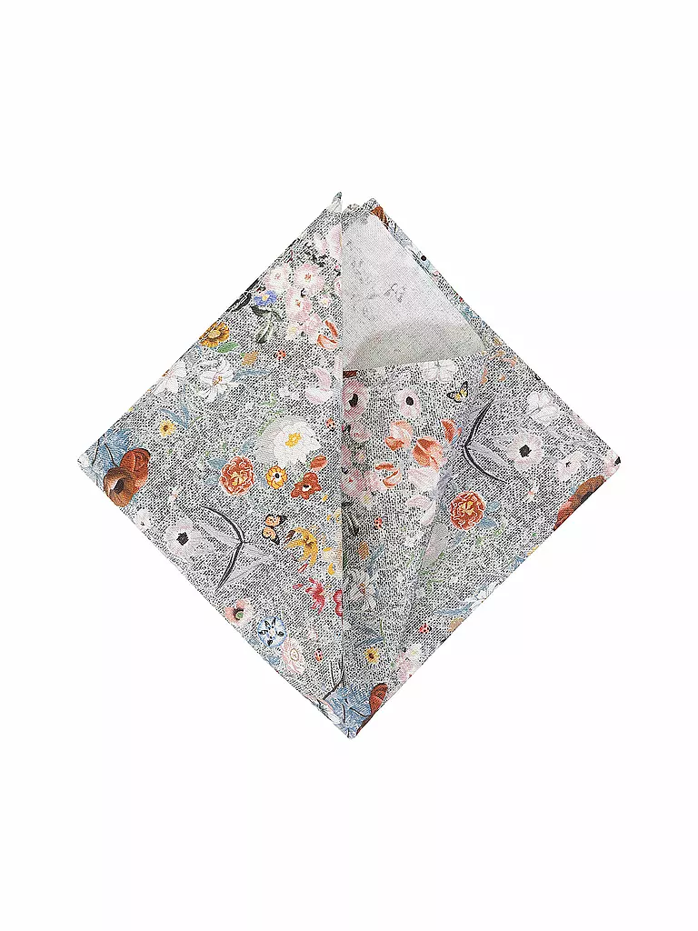 SEIDENFALTER Stecktuch PRINCE BOWTIE grau