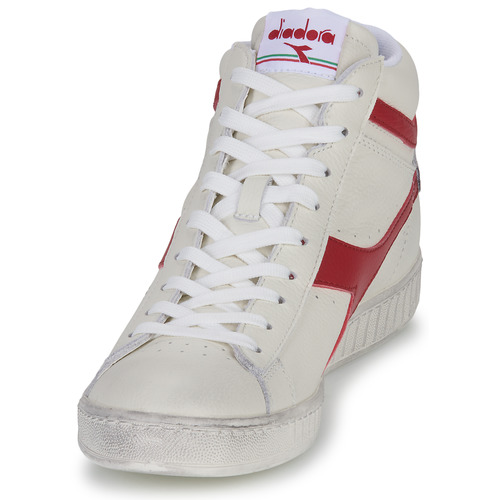 Diadora - GAME L HIGH WAXED - Blanc / Rouge