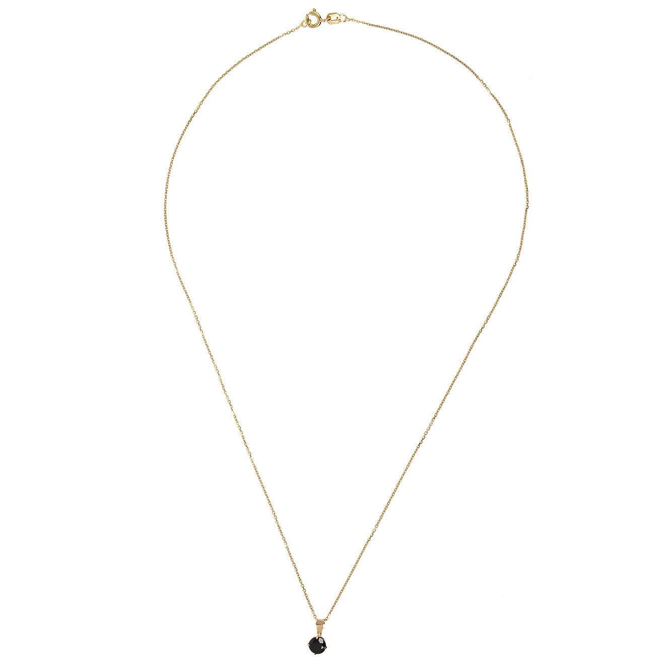 Instant d'Or Pendentif Puce Saphir 0.7 ct or jaune