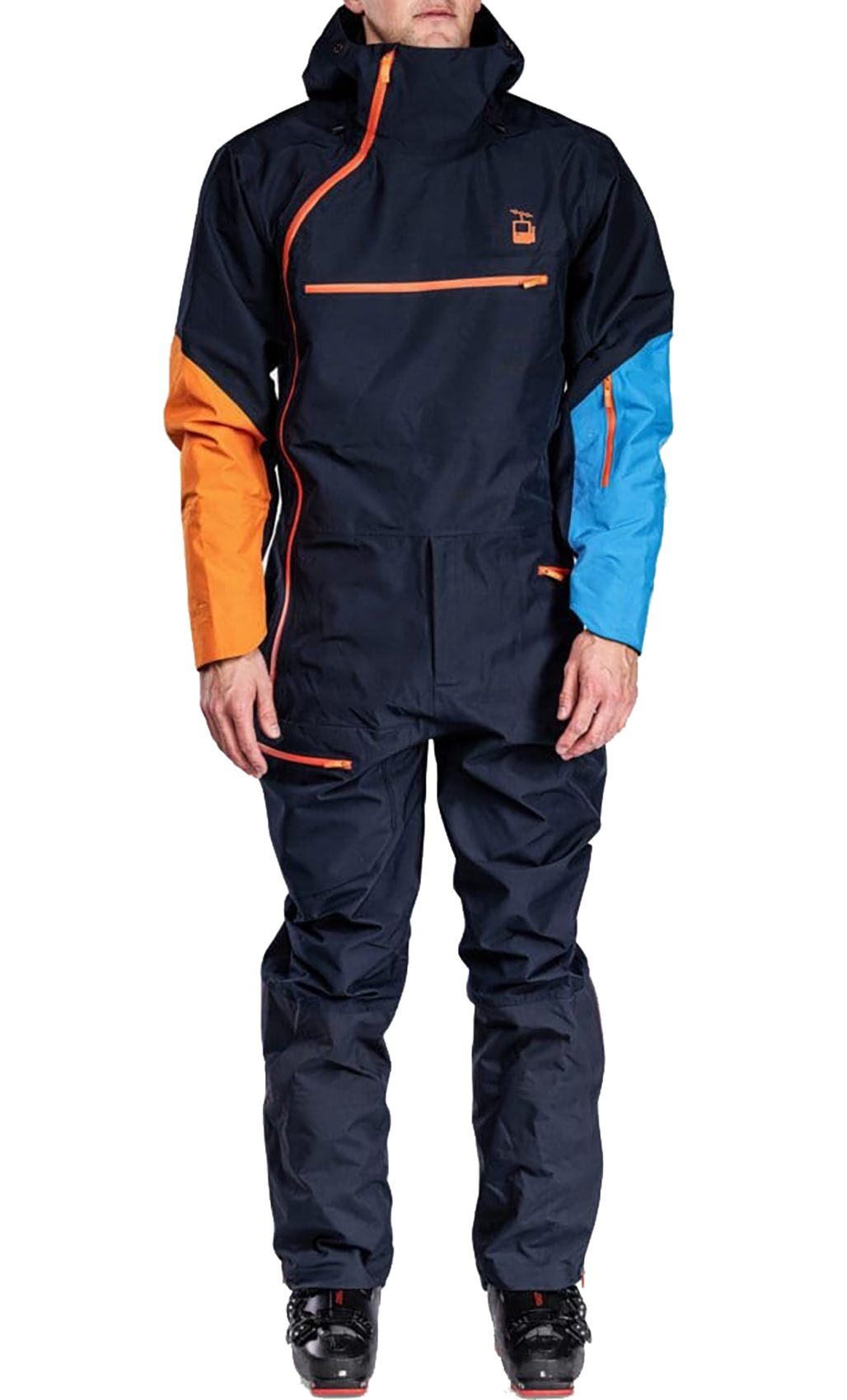 Ildsjel Hyggepiece Unisex 10/Mørkeblå/Lyseblå/Oransje