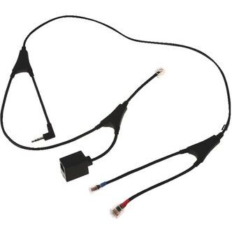Câble de décroché automatique Jabra Po & GO 8-9 pour Alcatel