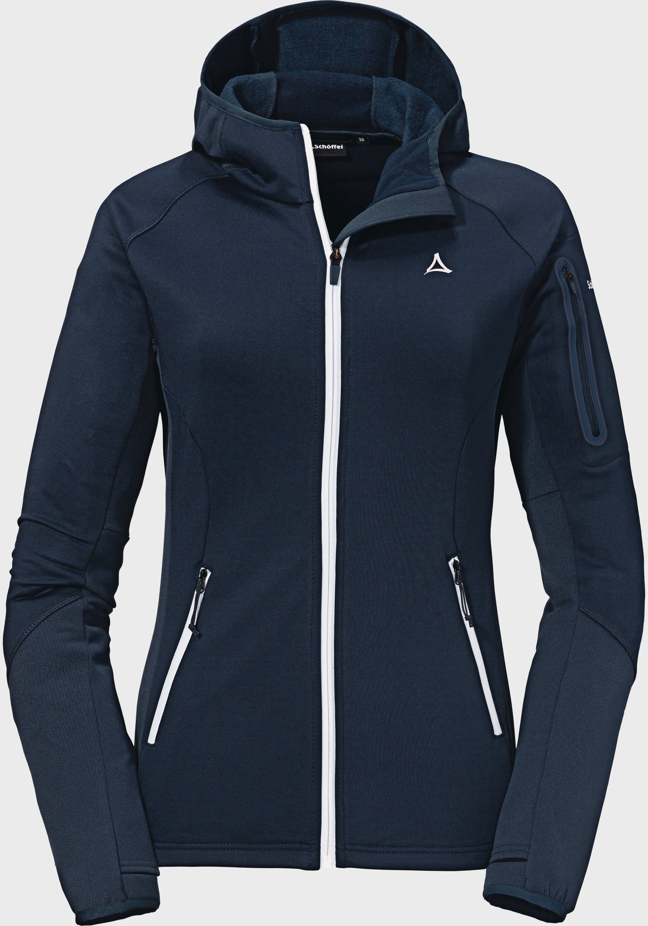 Schöffel Fleecejacke »Fleece Hoody Lodron L« mit Kapuze