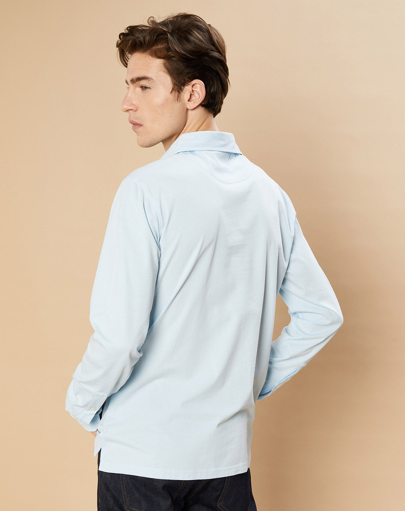 Hartford Polo Jersey bleu ciel