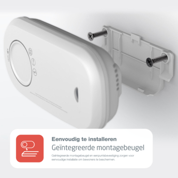 FireAngel Koolmonoxidemelder Inclusief 10 jaar Vervangbare Batterij