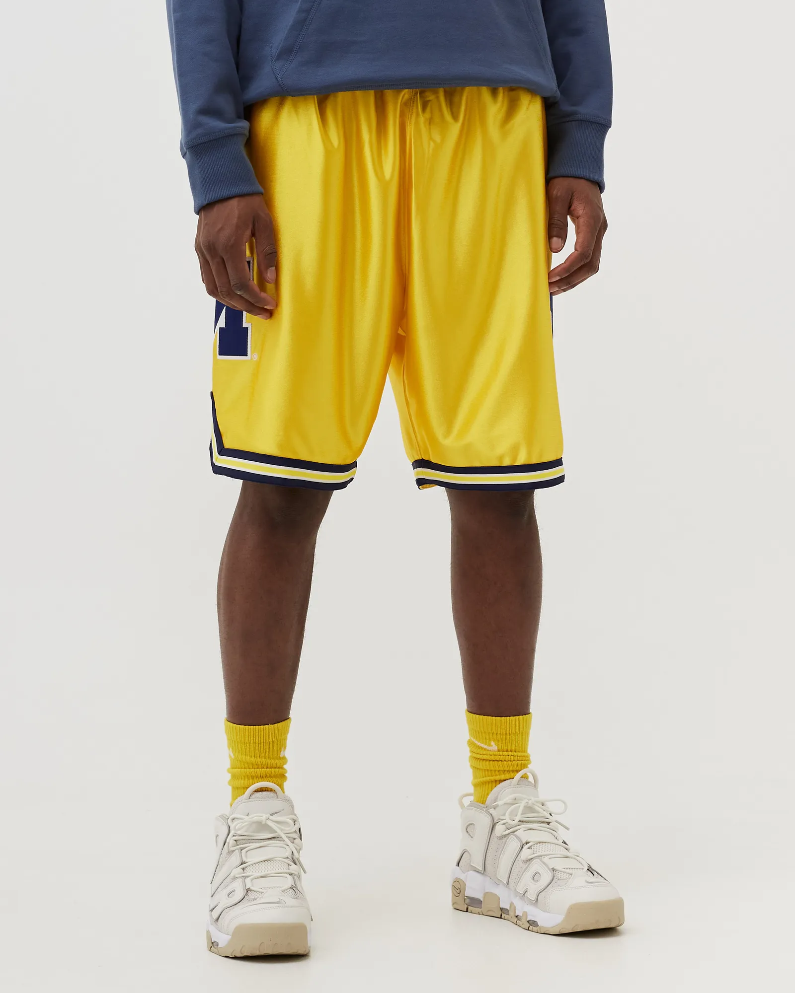 Mitchell & Ness NCAA MAIZE SHORTS UNIVERSITY OF MICHIGAN 1991
