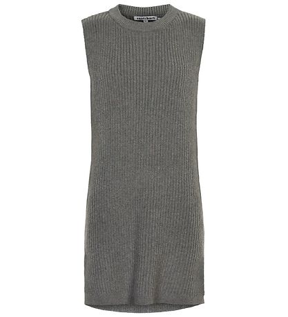 Cost:Bart Vest - Strik - Penny - Gråmeleret