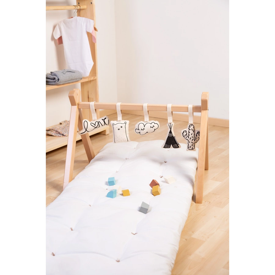 CHILDHOME Tipi Play Gym Holz, natur