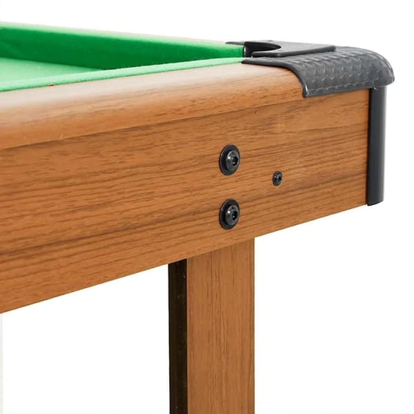 vidaXL Biljardbord 122x61x76 cm brun