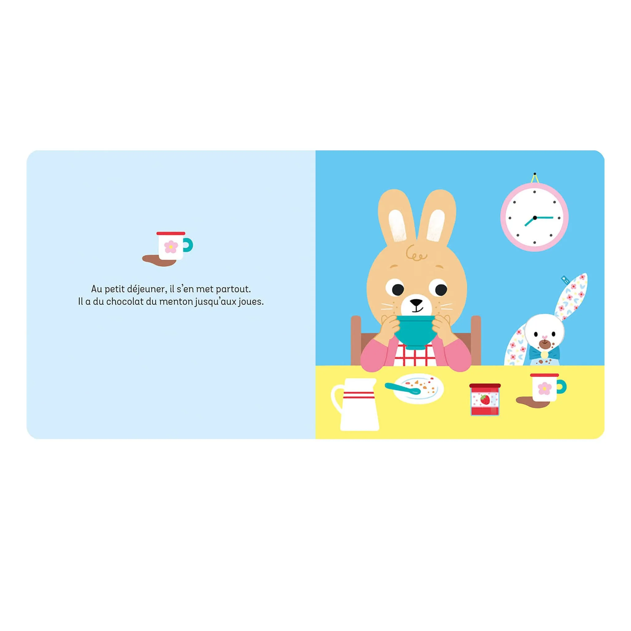 Auzou Mon Doudou Lapin Mon Ami Pour la Vie