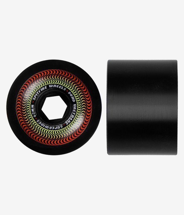Spitfire Superwides Rollen (black) 62 mm 80A 4er Pack