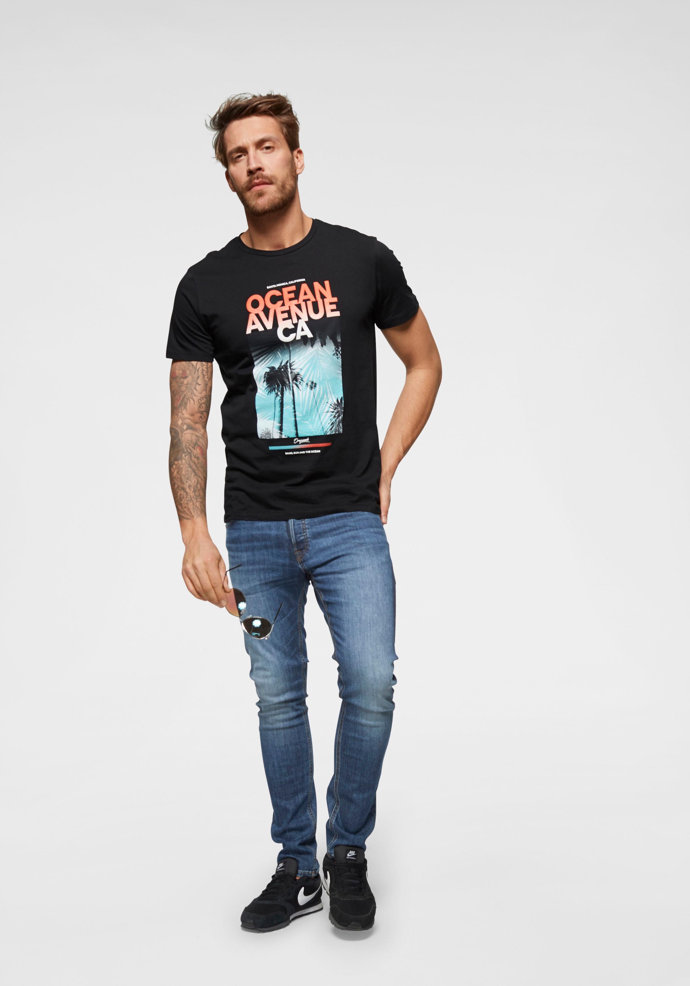 Jack & Jones Slim-fit-Jeans »JJIGLENN  Slim-Fit mit Stretch und praktischer 5-Pocket-Form« Baumwollmischung, slim fit