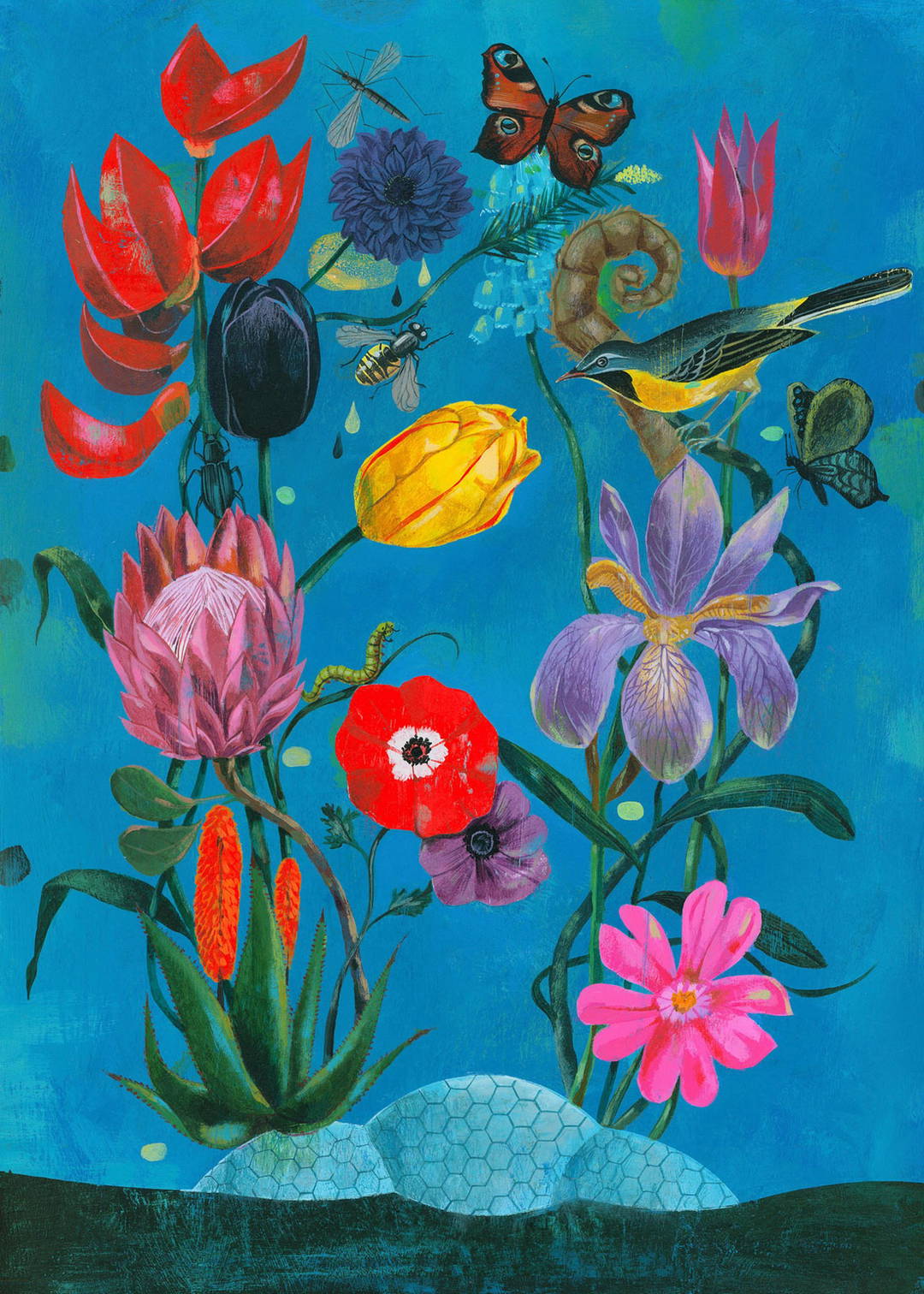 Eden Project by Olaf Hajek - Limited Edition. Edition of: 100. Signed.