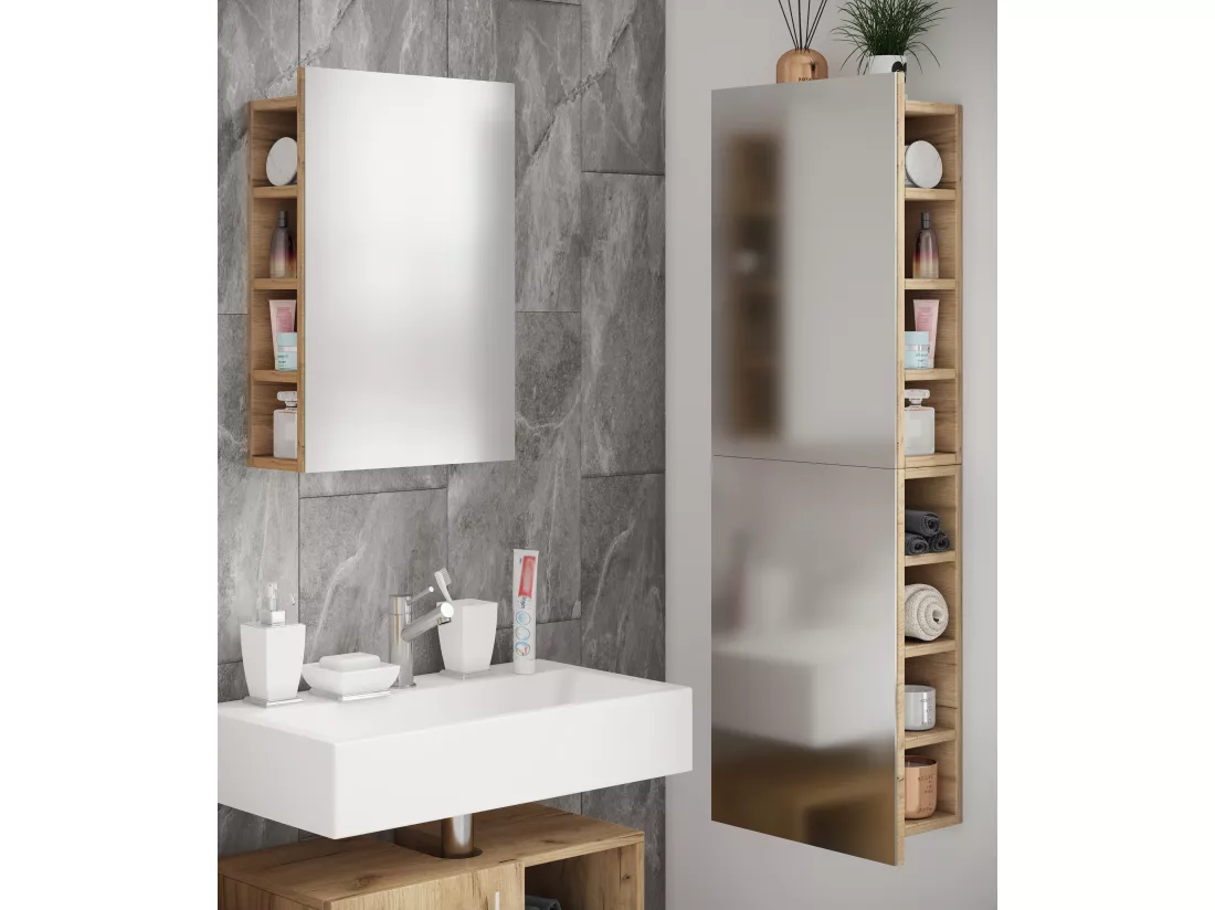 Armoire de toilette Miroir Flandu XL