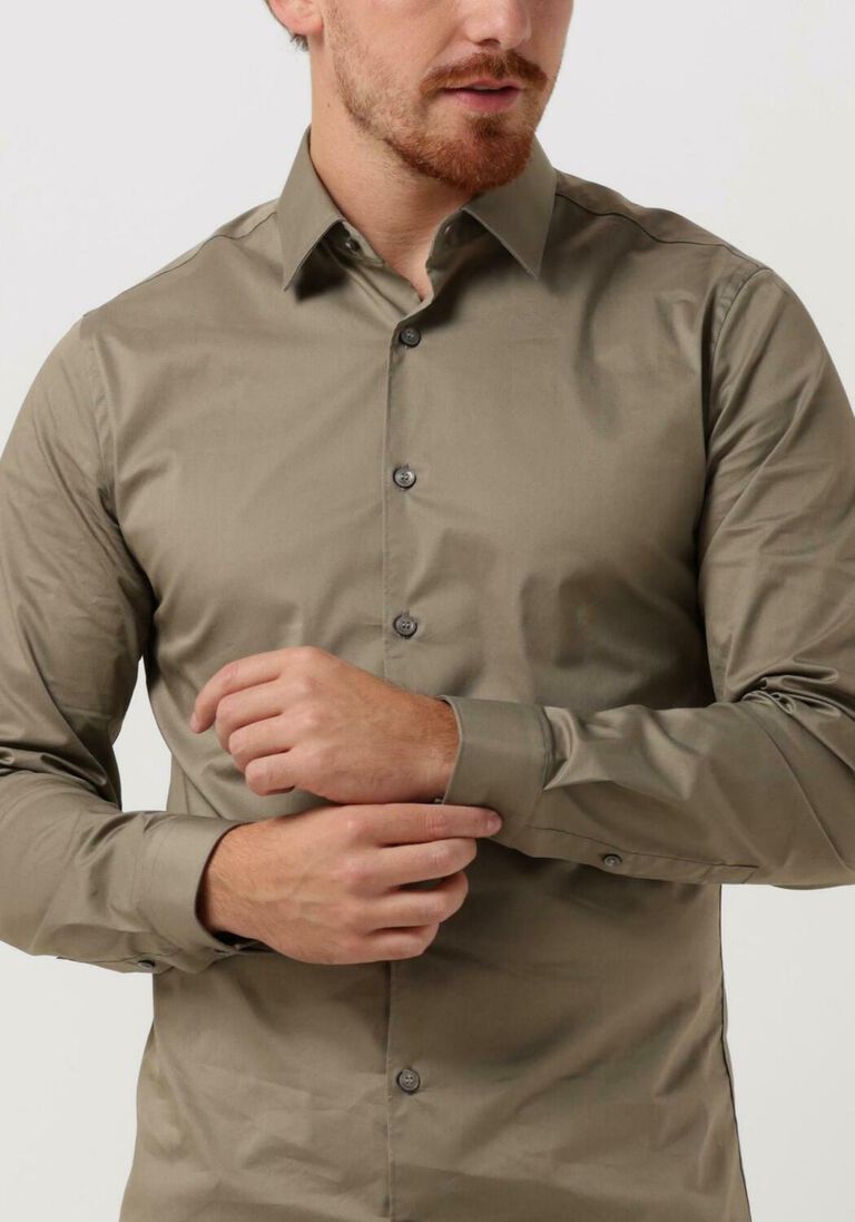 TIGER OF SWEDEN groene tiger of sweden casual overhemd filbrodie