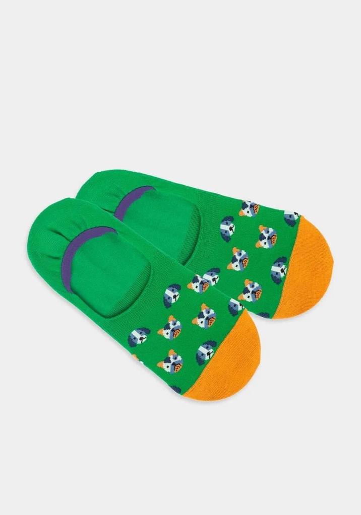 DillySocks Invisible Sneakersocken Hidden Dog Portraits