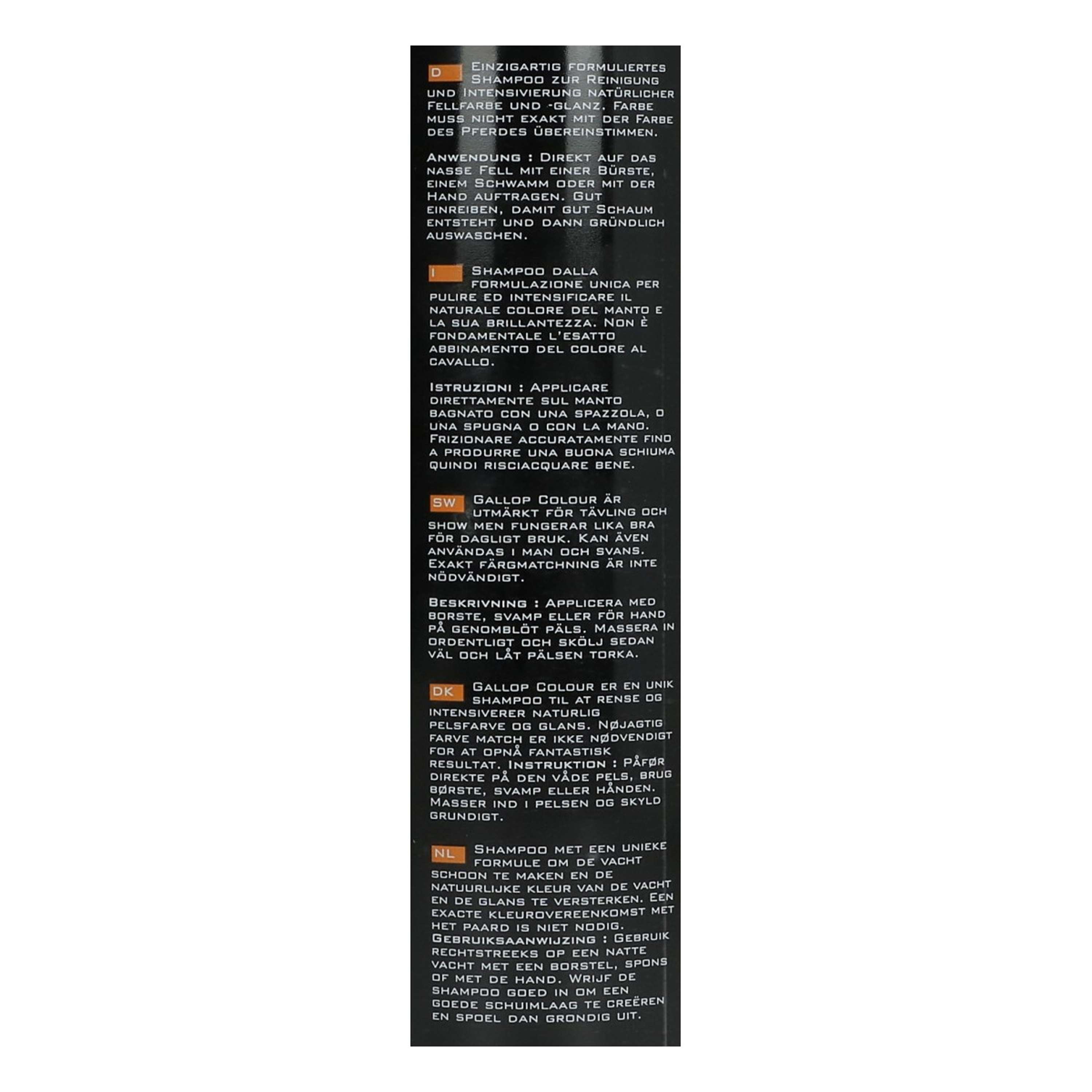 Carr & Day & Martin Shampoo Gallop Colour Zwart