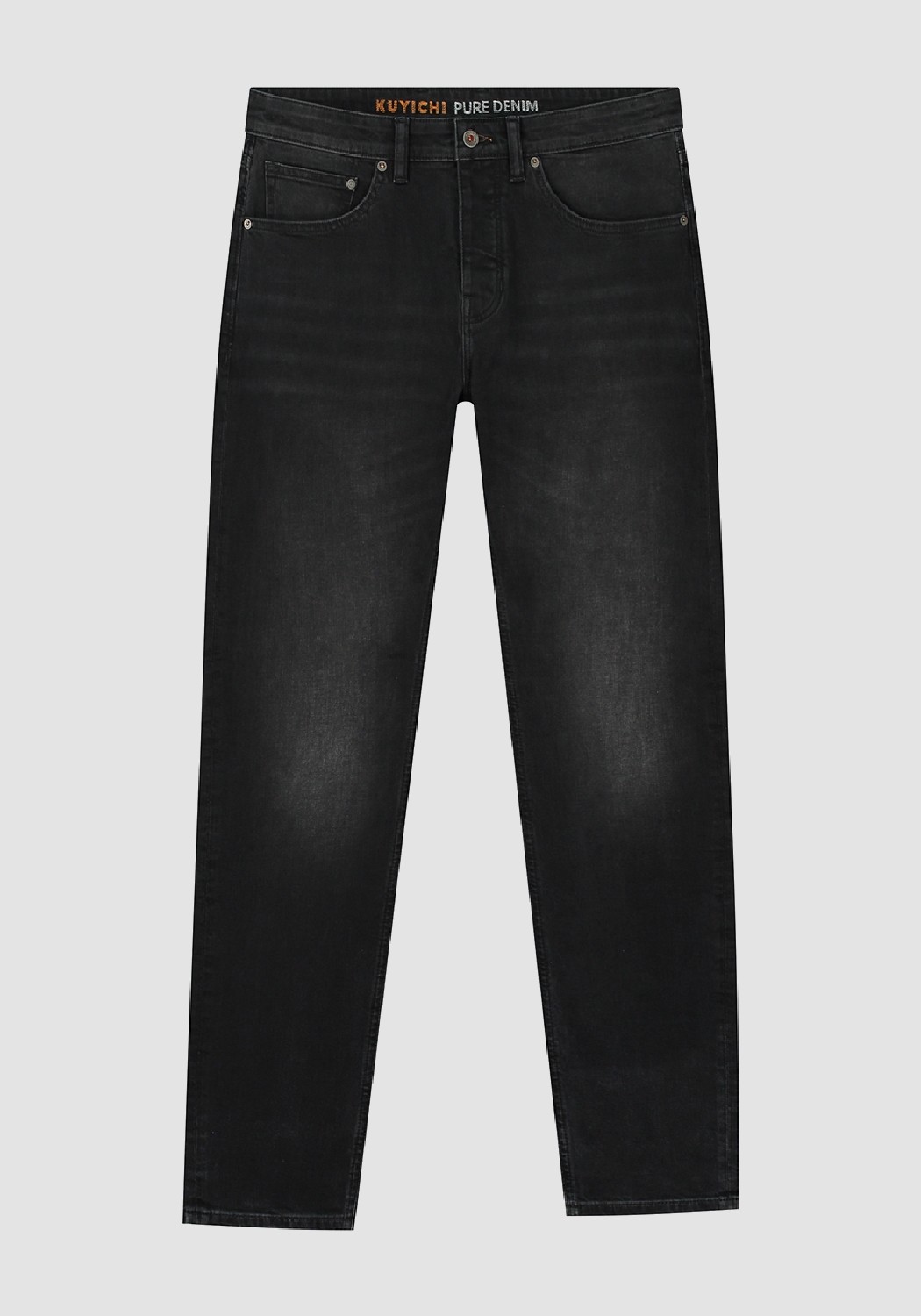 Kuyichi Herren-Jeans Jamie Slim Worn In Black