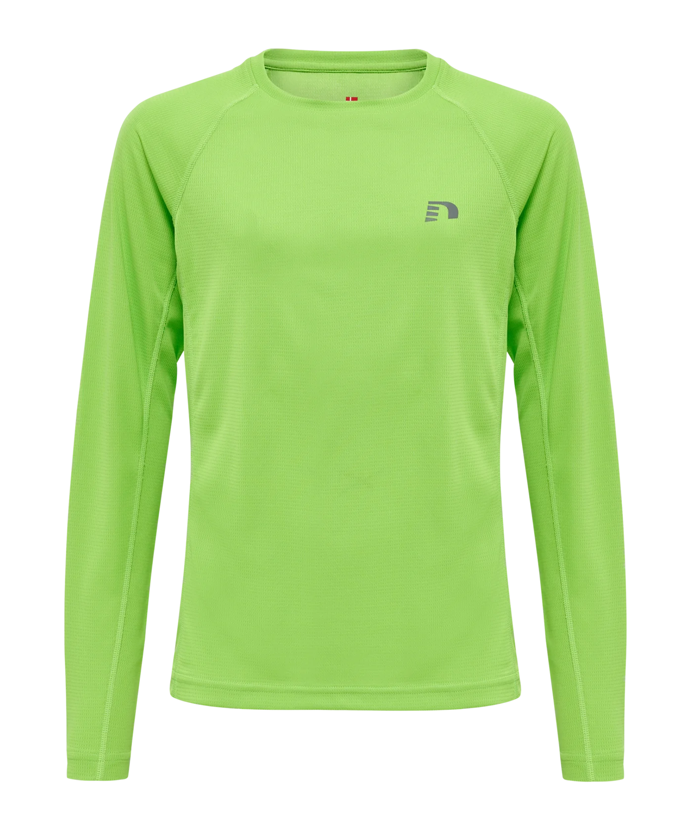 Newline Core Shirt langarm Running Kids Grün F6402