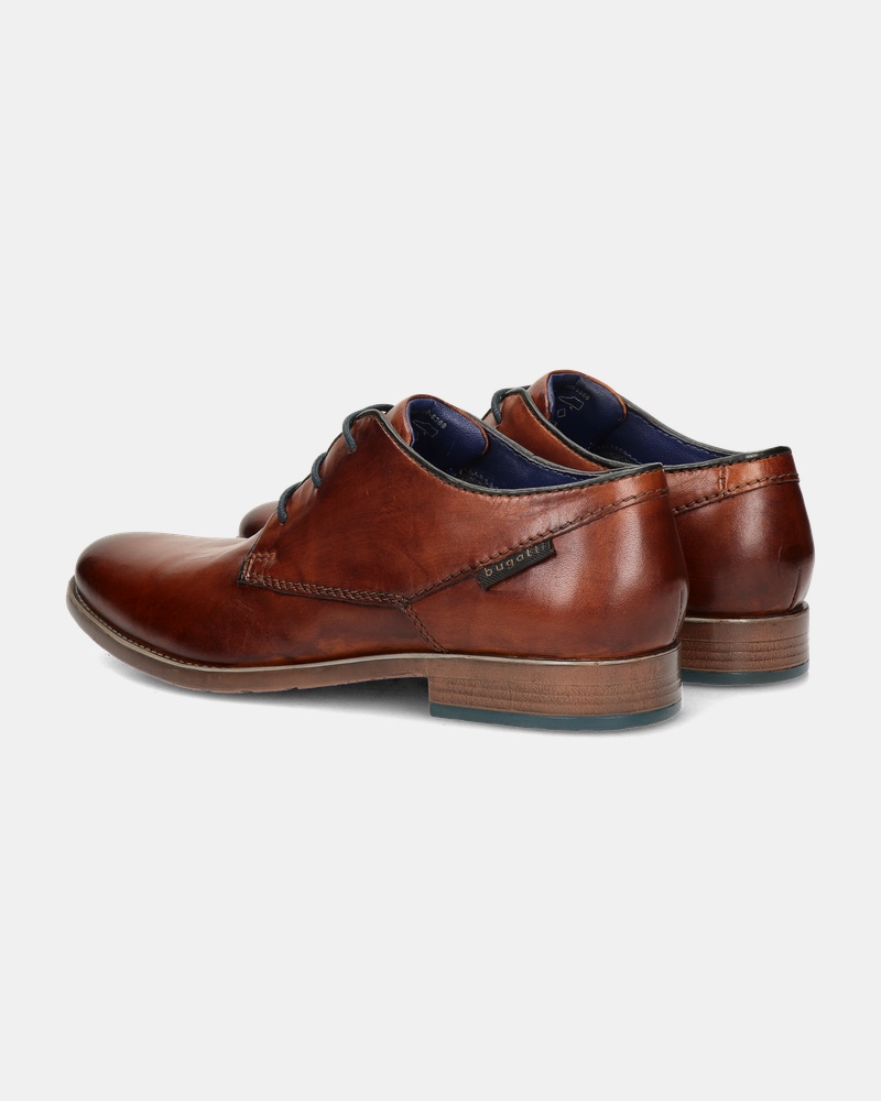 Bugatti Licio Lage nette schoenen  - cognac