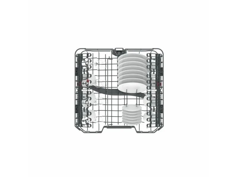 WHIRLPOOL WIC 3C26 F - Opvaskemaskine - Sølv