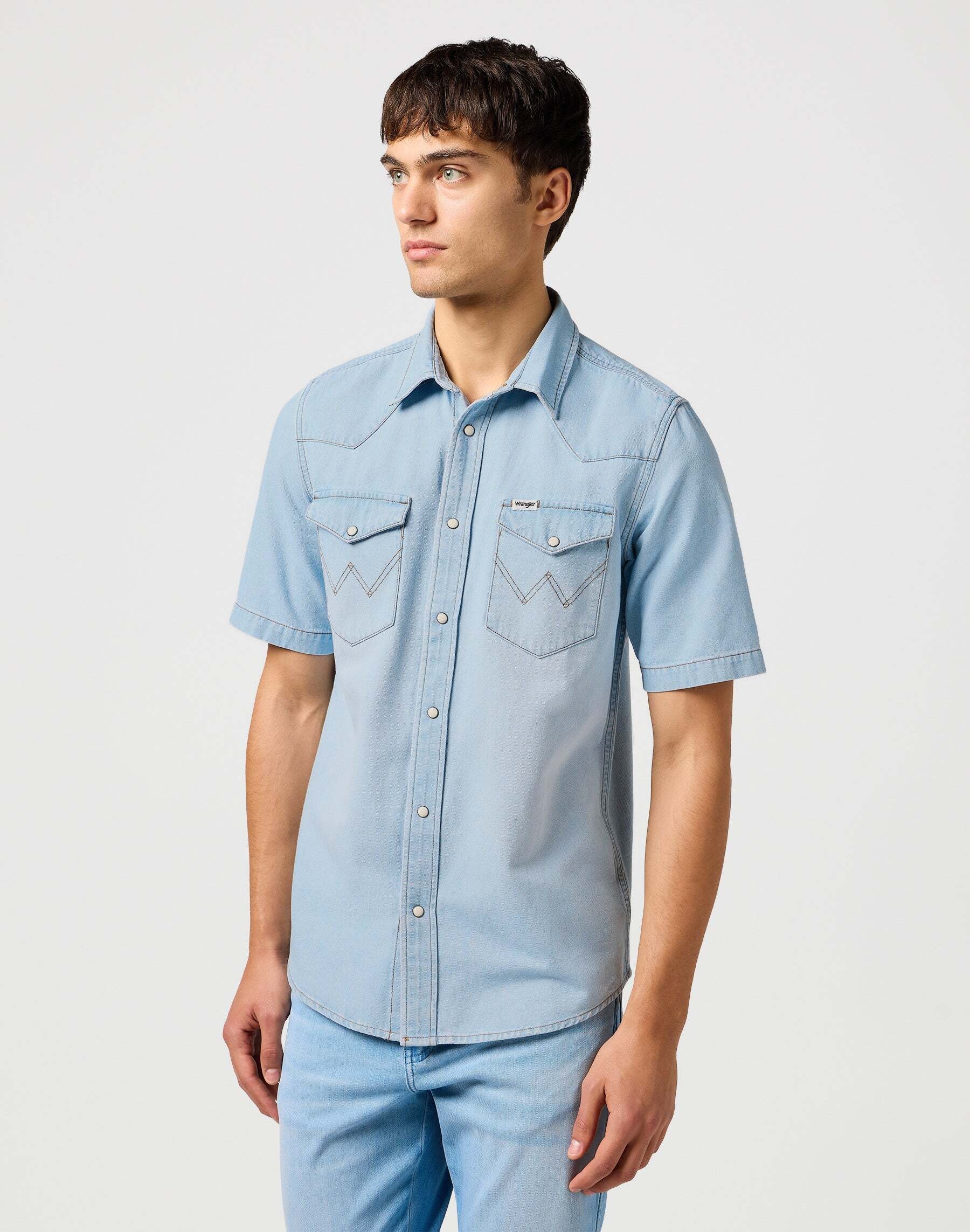 Wrangler Jeanshemd »WRANGLER Jeanshemd Ss Western Shirt«