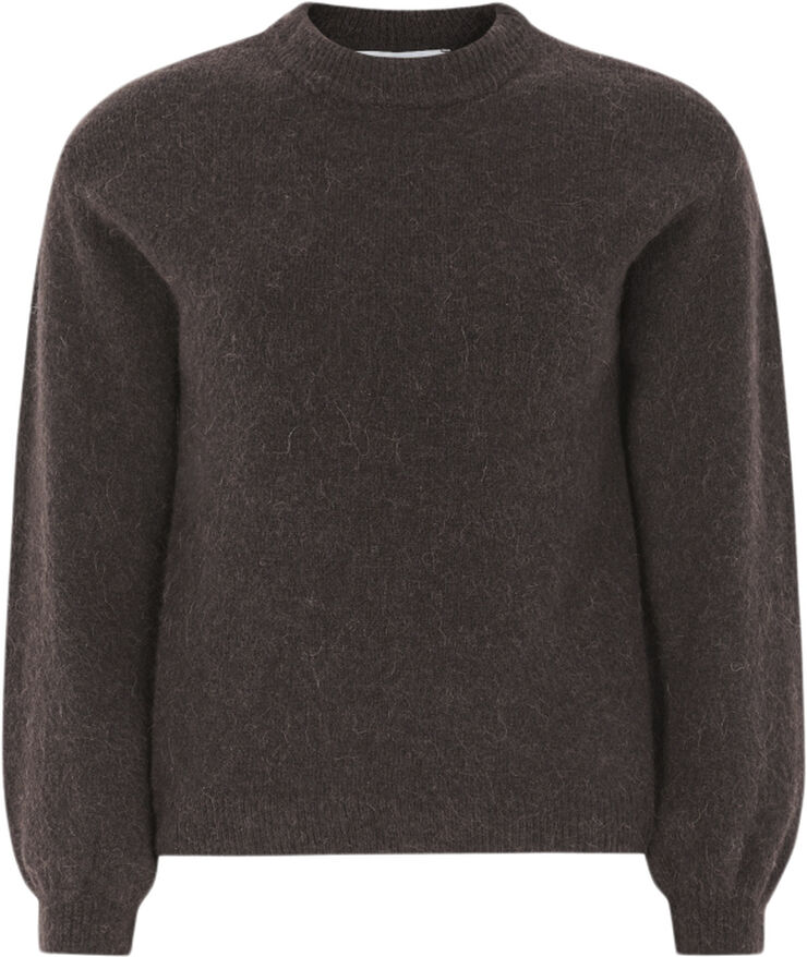 Soft Rebels SRAllison knit Chocolate plum melange