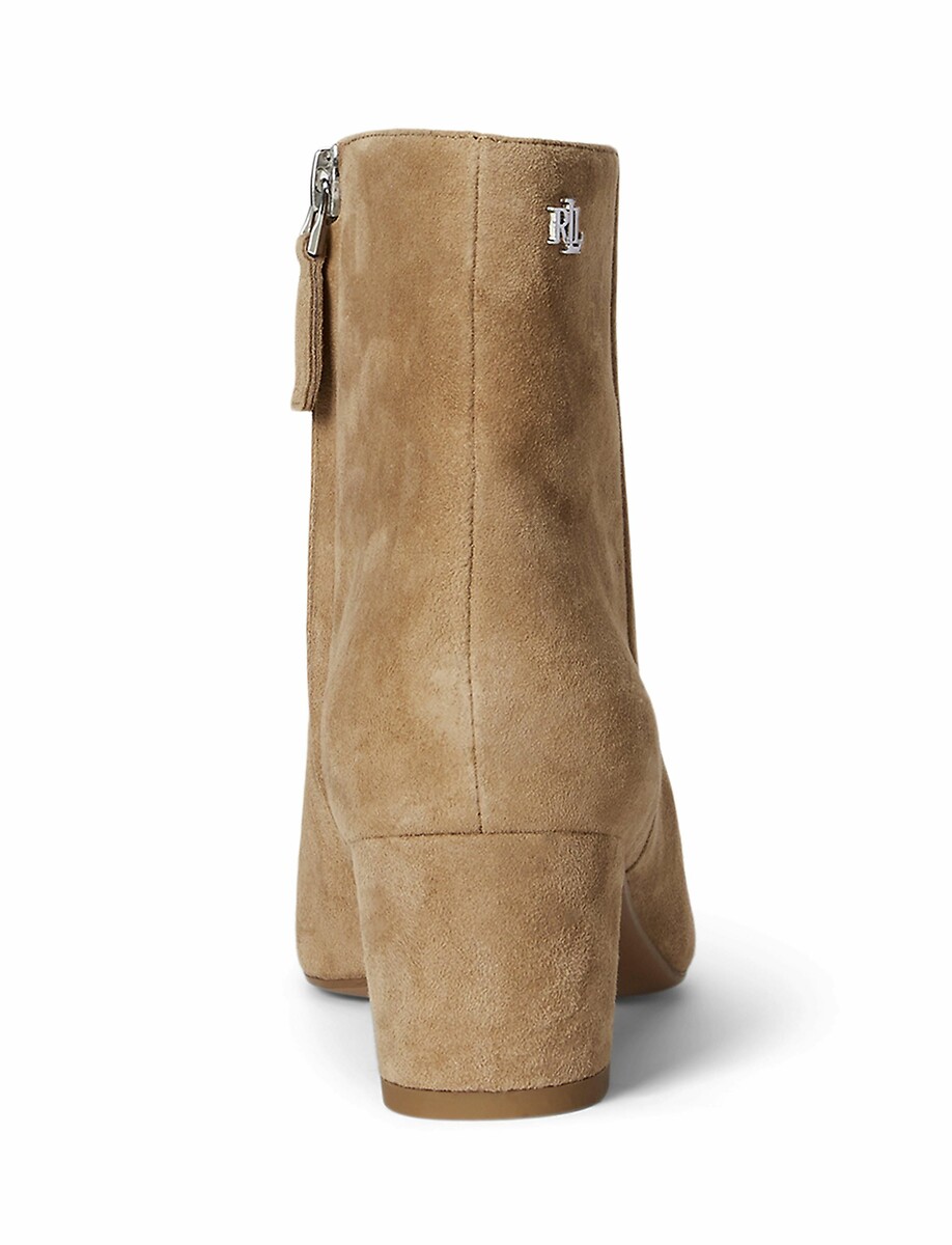 LAUREN RALPH LAUREN<br>Botas de camurça até o tornozelo Demi